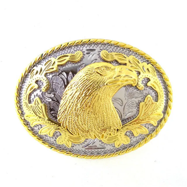 High quality gold Silver Cowgirl belts clip cowboy belt buckle with letter "A" BIg buckles for belt accessories Custom buckle