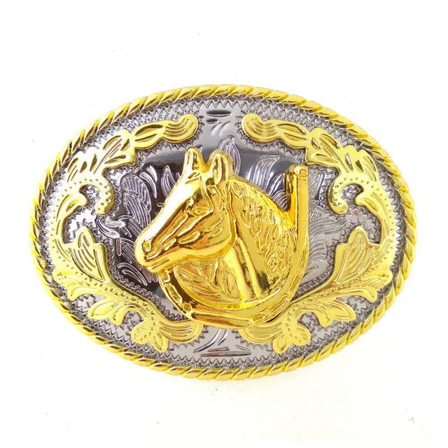 High quality gold Silver Cowgirl belts clip cowboy belt buckle with letter "A" BIg buckles for belt accessories Custom buckle