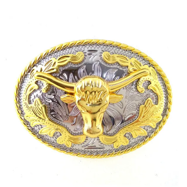High quality gold Silver Cowgirl belts clip cowboy belt buckle with letter "A" BIg buckles for belt accessories Custom buckle