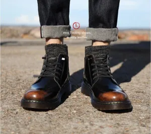 High Tops Loafers Ankle Martin Boots For Men