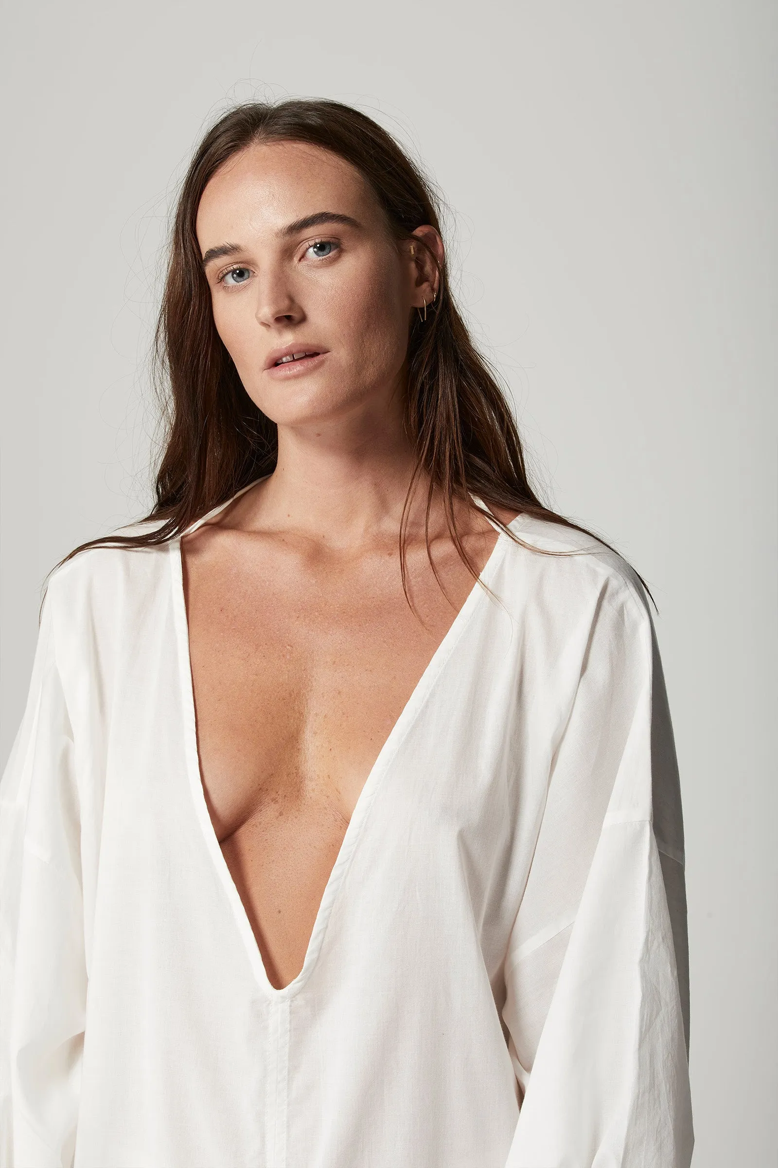 Ibiza Organic Cotton Kaftan White