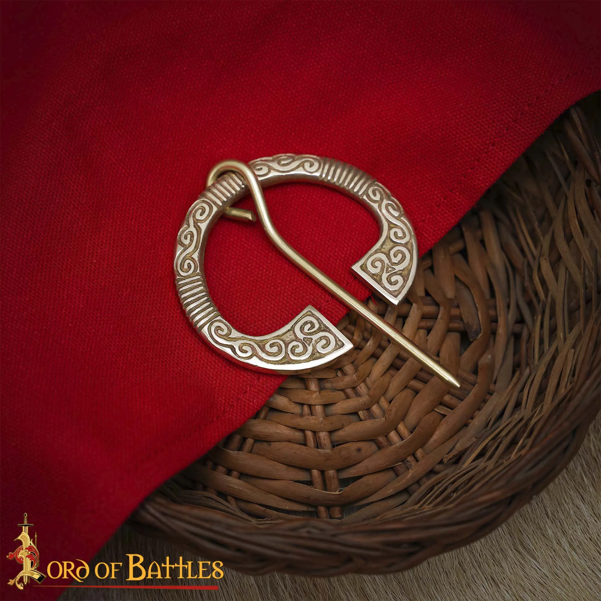 Irish Penannular Brooch made out of Solid Brass