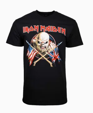 Iron Maiden Crossed Flags T-Shirt