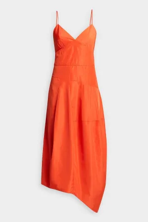 Italian Sporty Cami Dress in Red