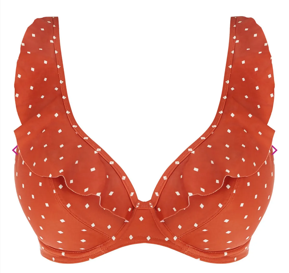 Jewel Cove High-Apex Top AS7230 - Fashion / Stripe Raspberry