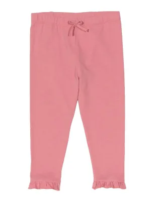 KITE Organic - Mini Frill Pink Girls Leggings 3-6 months