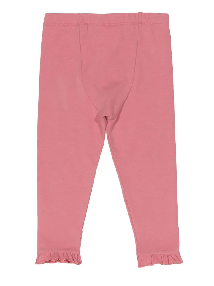 KITE Organic - Mini Frill Pink Girls Leggings 3-6 months