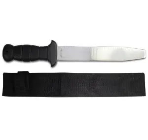 Land and Sea Square Edge Abalone Knife with Sheath
