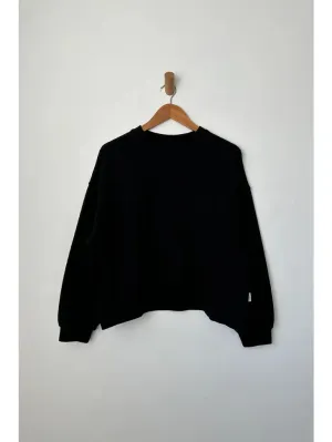 Le Bon Shoppe - French Terry Poche Top (Black)