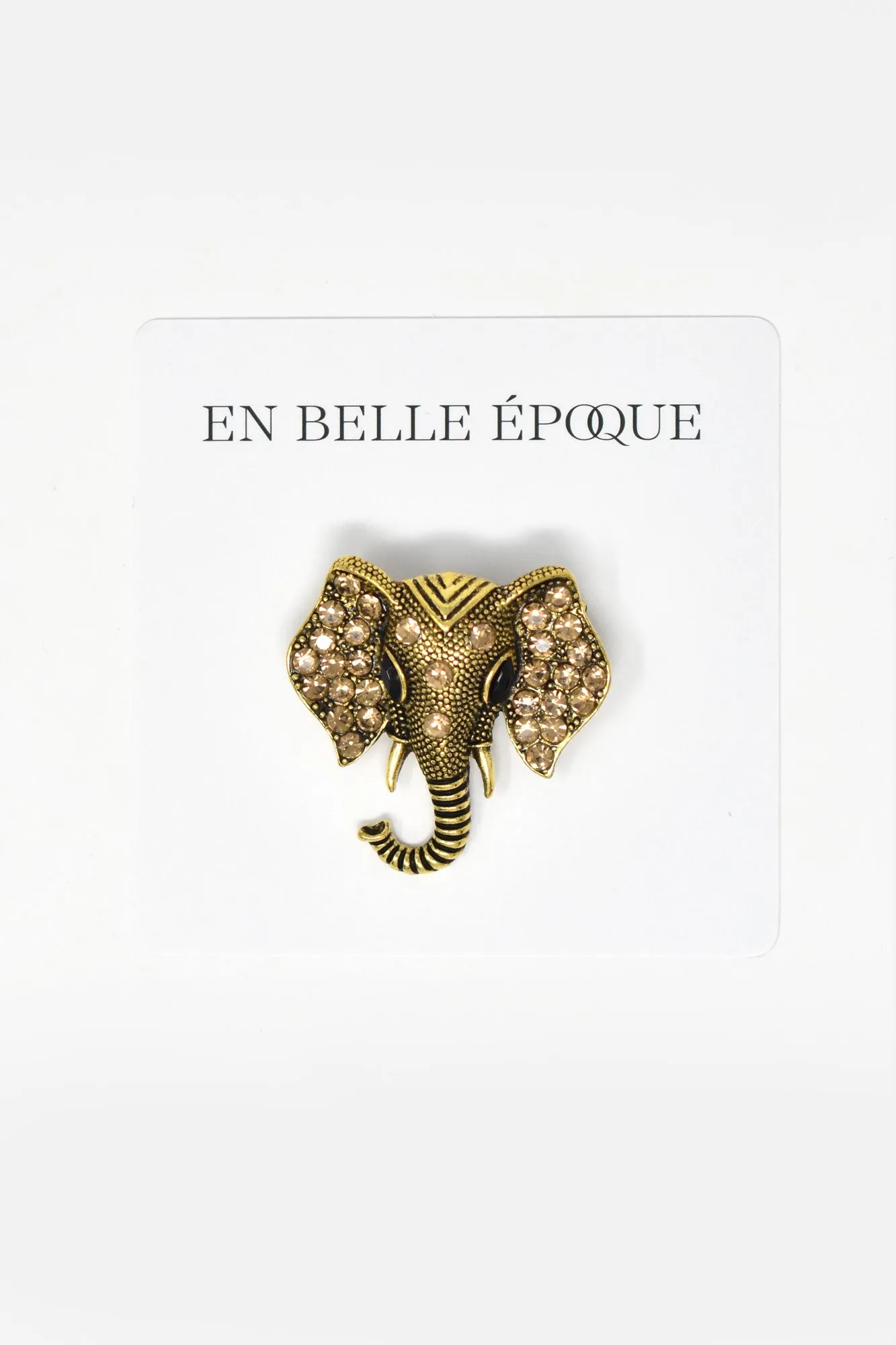 Le Luxe Elephant Brooch