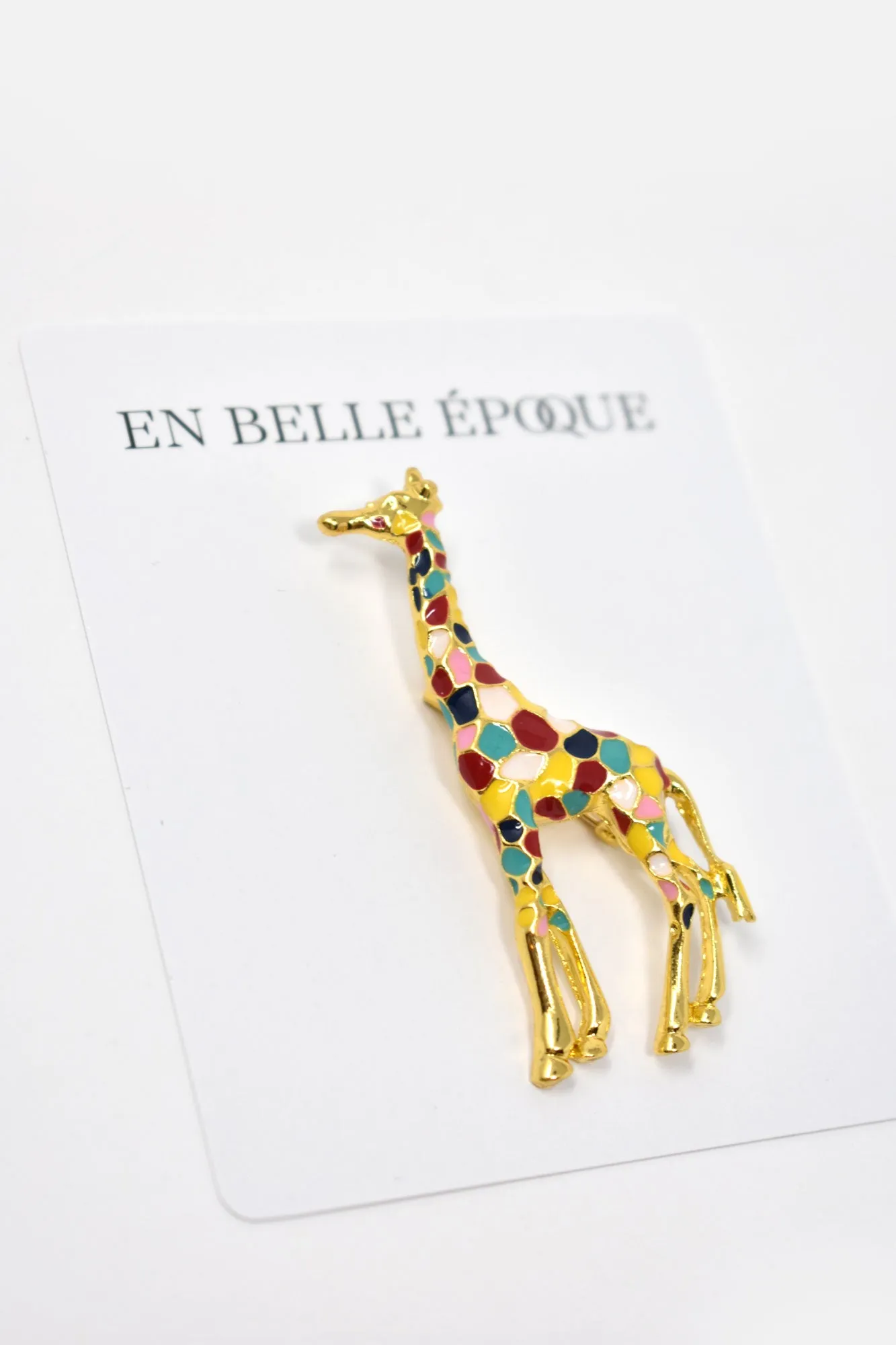 Le Luxe Giraffe Brooch