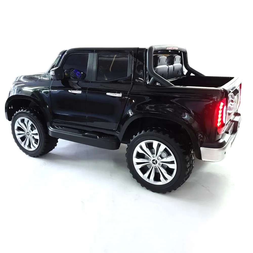Licensed 2025 Mercedes 4x4 X Class Ride On Pick Up Truck | 2 Seater | 12V | Leather Seats | Rubber Tires | mp3 Screen | Remote