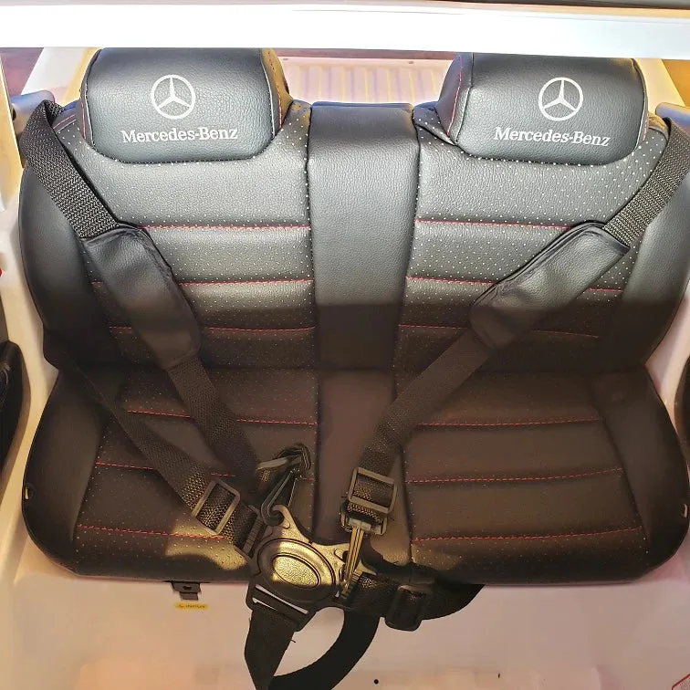 Licensed 2025 Mercedes 4x4 X Class Ride On Pick Up Truck | 2 Seater | 12V | Leather Seats | Rubber Tires | mp3 Screen | Remote