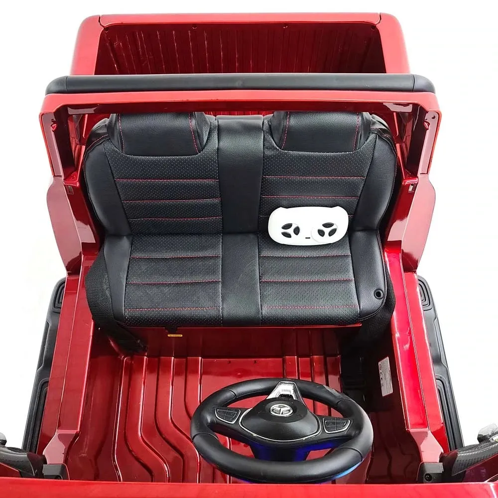 Licensed 2025 Mercedes 4x4 X Class Ride On Pick Up Truck | 2 Seater | 12V | Leather Seats | Rubber Tires | mp3 Screen | Remote