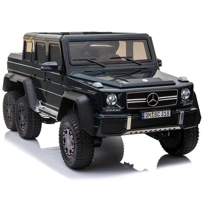Licensed 2025 Mercedes G63 6x6 | 24v | 2 Seater Ride-On Upgraded | 4 Motors | Leather Seats | Rubber Tires | Remote