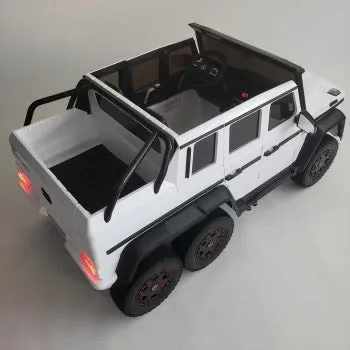 Licensed 2025 Mercedes G63 6x6 | 24v | 2 Seater Ride-On Upgraded | 4 Motors | Leather Seats | Rubber Tires | Remote