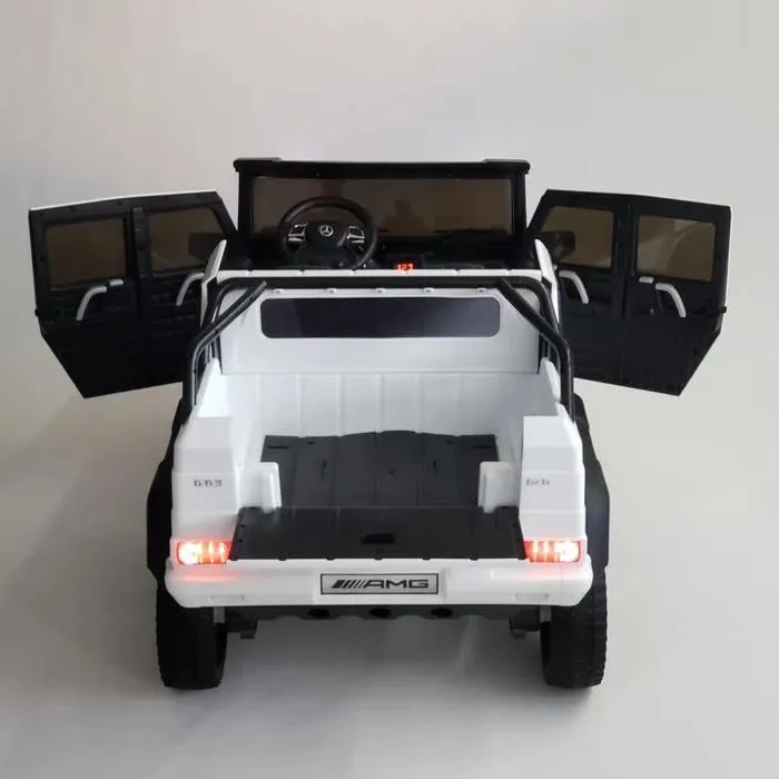 Licensed 2025 Mercedes G63 6x6 | 24v | 2 Seater Ride-On Upgraded | 4 Motors | Leather Seats | Rubber Tires | Remote