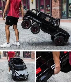 Licensed 2025 Mercedes G63 6x6 | 24v | 2 Seater Ride-On Upgraded | 4 Motors | Leather Seats | Rubber Tires | Remote