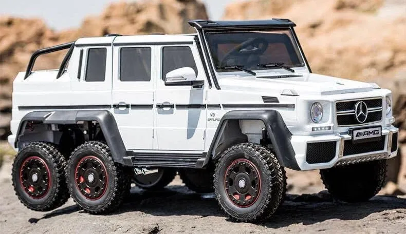 Licensed 2025 Mercedes G63 6x6 | 24v | 2 Seater Ride-On Upgraded | 4 Motors | Leather Seats | Rubber Tires | Remote