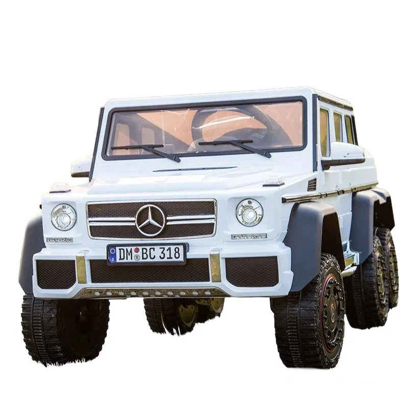 Licensed 2025 Mercedes G63 6x6 | 24v | 2 Seater Ride-On Upgraded | 4 Motors | Leather Seats | Rubber Tires | Remote