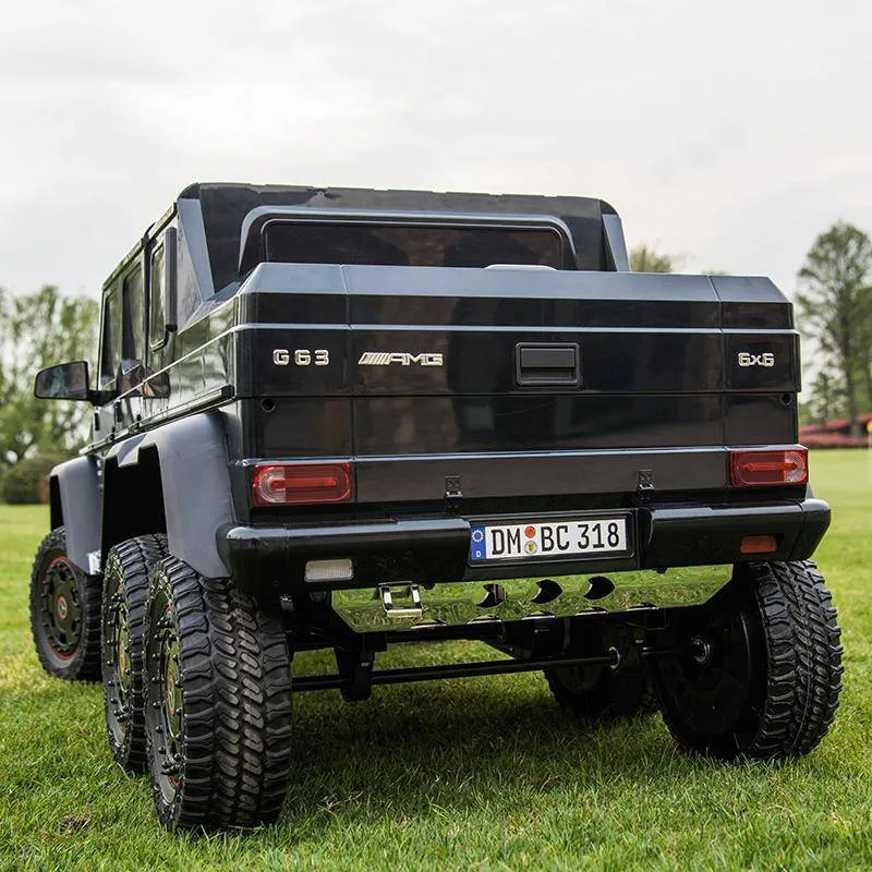 Licensed 2025 Mercedes G63 6x6 | 24v | 2 Seater Ride-On Upgraded | 4 Motors | Leather Seats | Rubber Tires | Remote