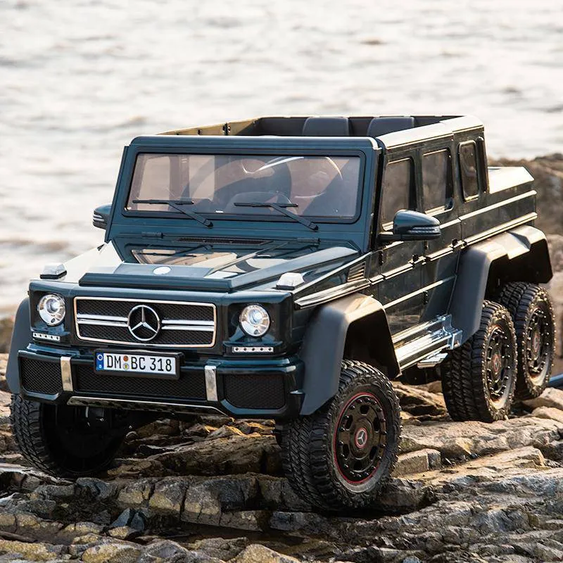 Licensed 2025 Mercedes G63 6x6 | 24v | 2 Seater Ride-On Upgraded | 4 Motors | Leather Seats | Rubber Tires | Remote