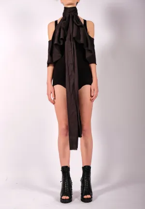 Light Cotton Ruffle Cape