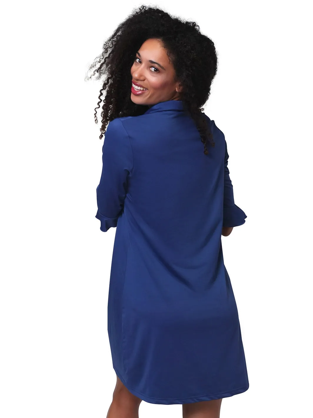 Marin Polo Dress Navy