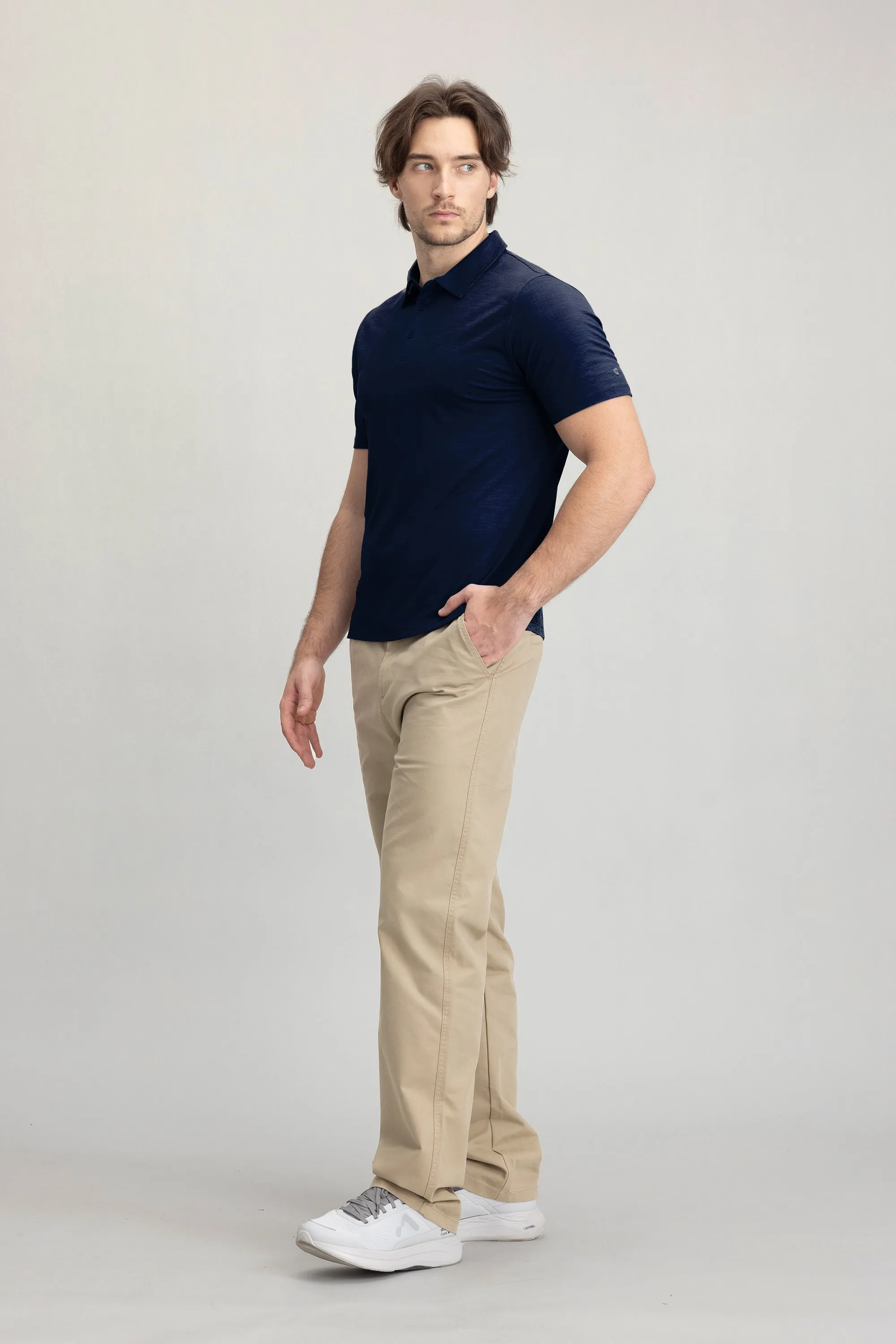 Men's 100% Merino Polo