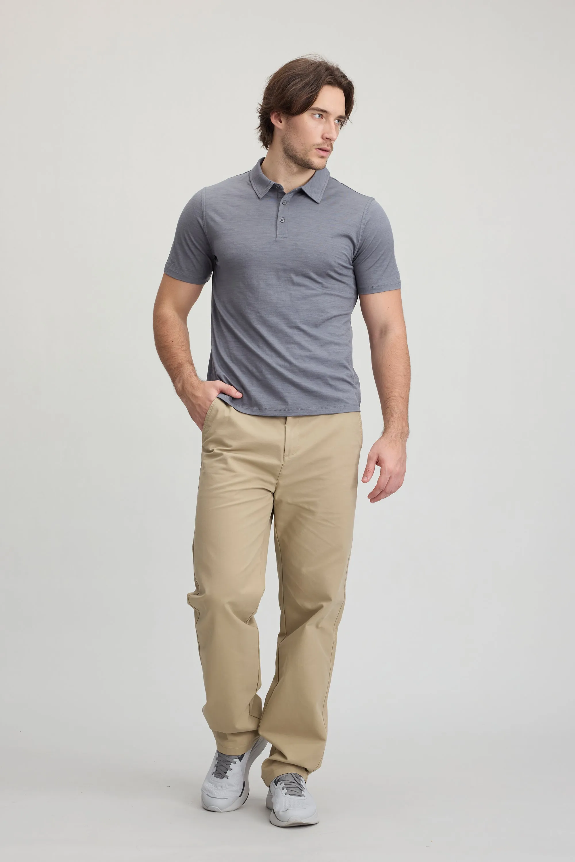 Men's 100% Merino Polo