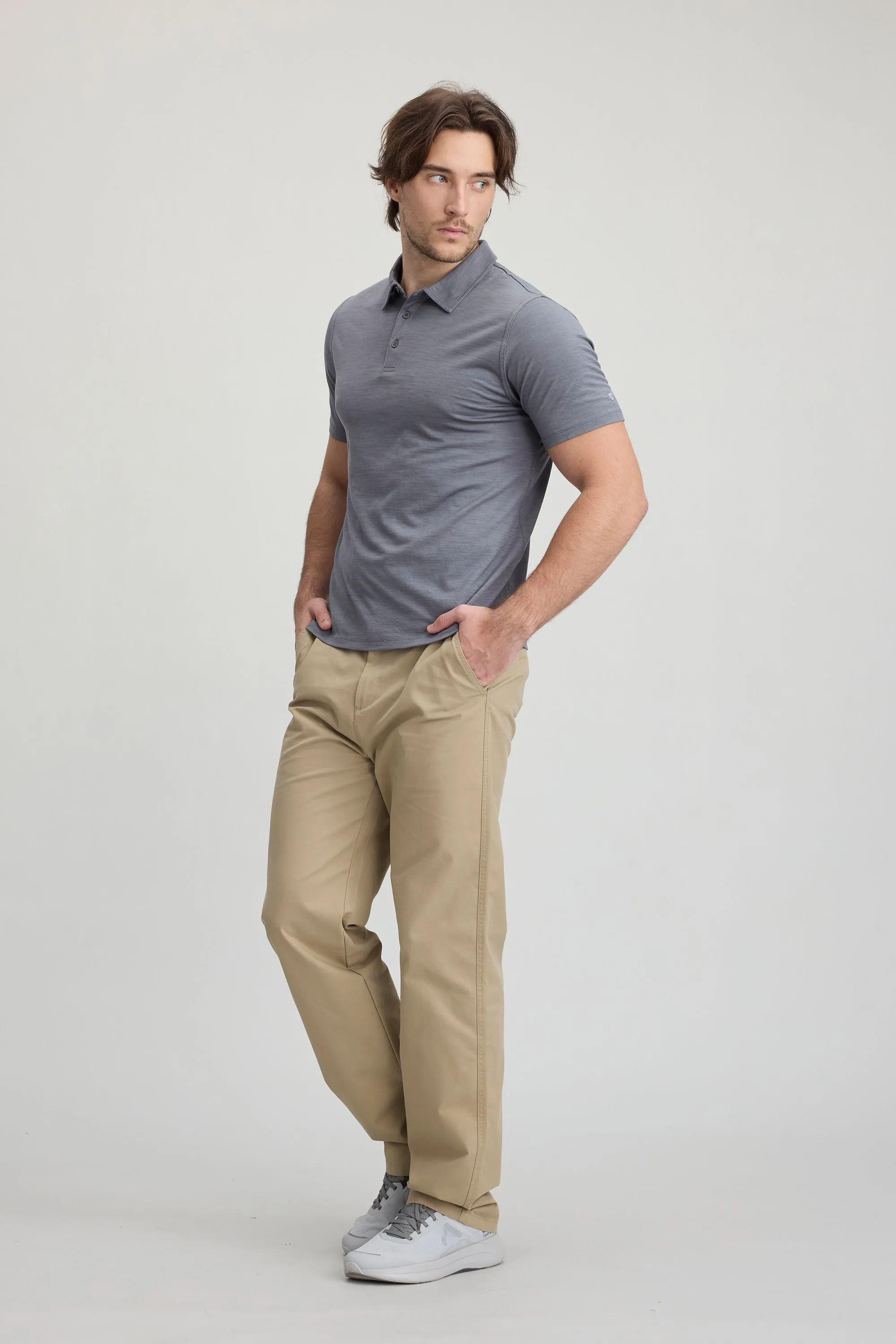 Men's 100% Merino Polo