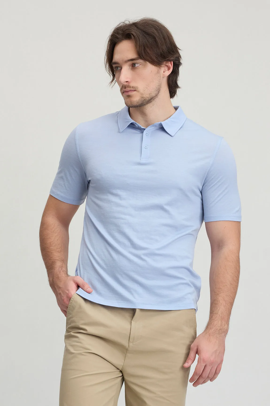Men's 100% Merino Polo