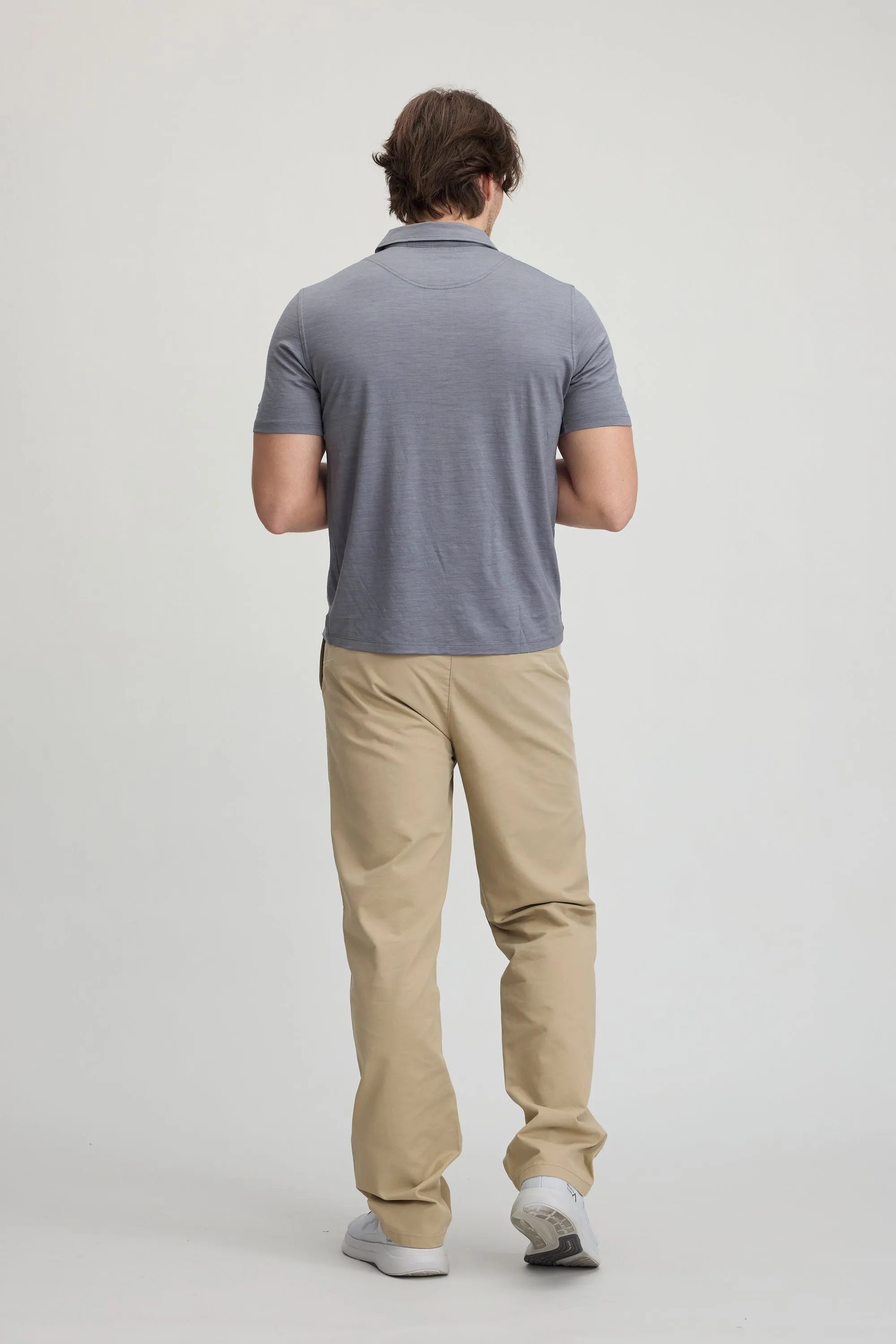 Men's 100% Merino Polo