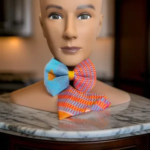 Men's African Bowtie Set