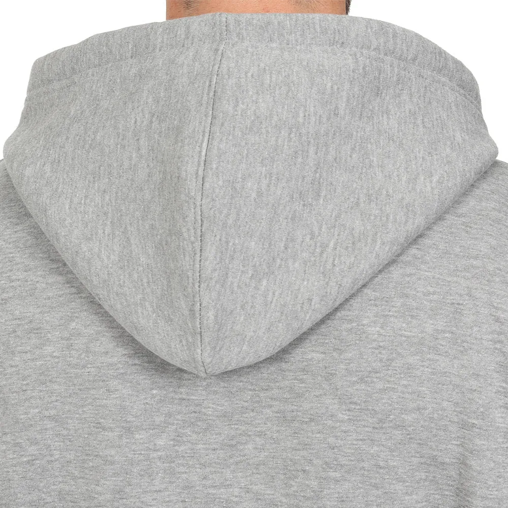 Men's Full Zip Fleece Hoodie - Port