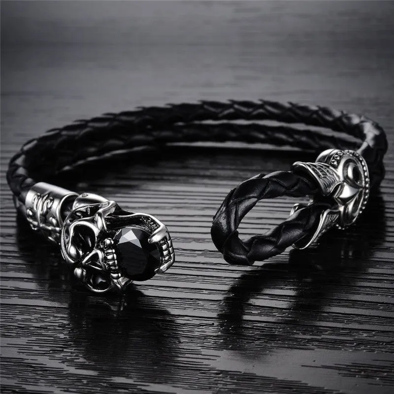 Men's Gothic Skull Bracelet