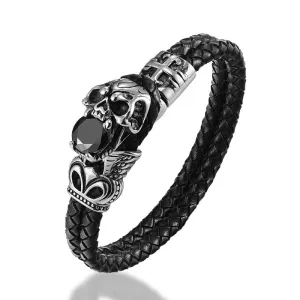 Men's Gothic Skull Bracelet