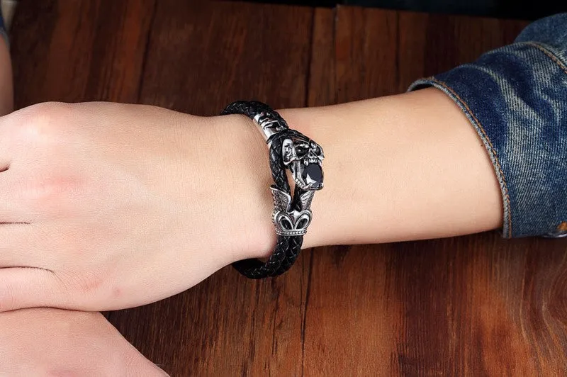 Men's Gothic Skull Bracelet