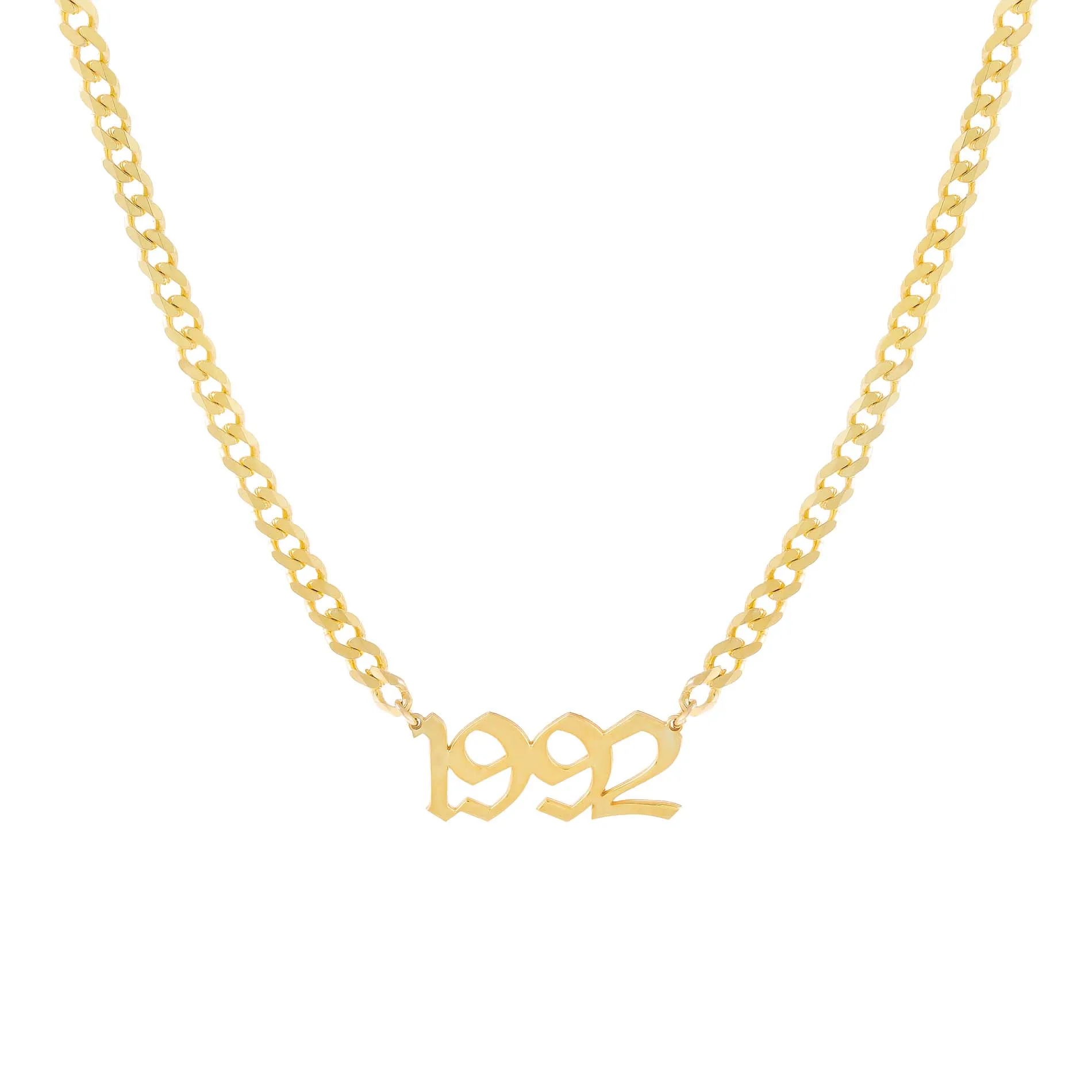 Men's Gothic Year Necklace