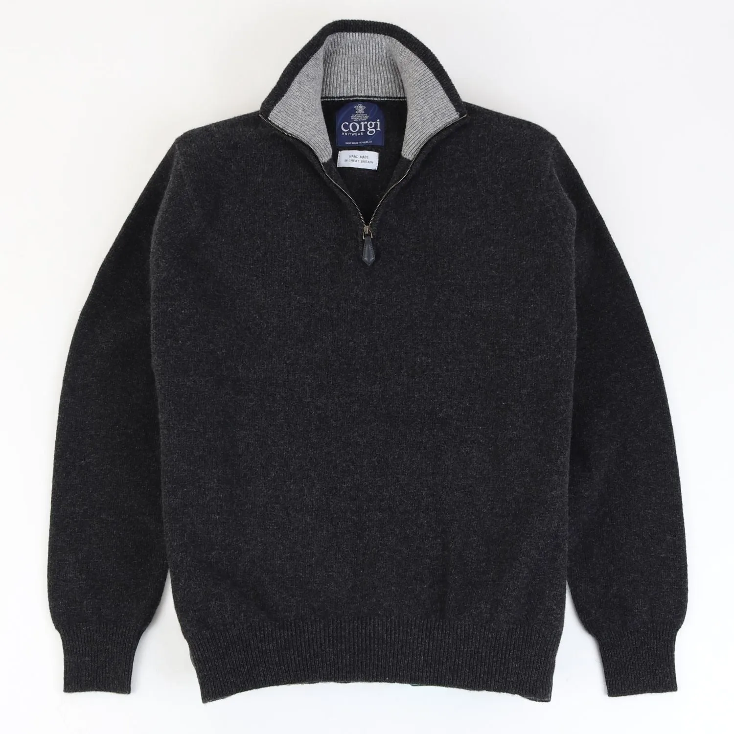 Men's Half Zip Cashmere Sweater