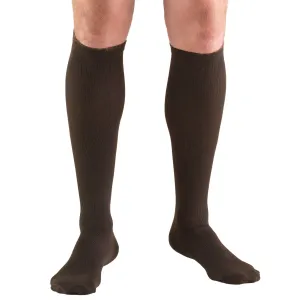 Men's Knee High Compression Socks , 8-15 mmHg, Brown, 1942BN