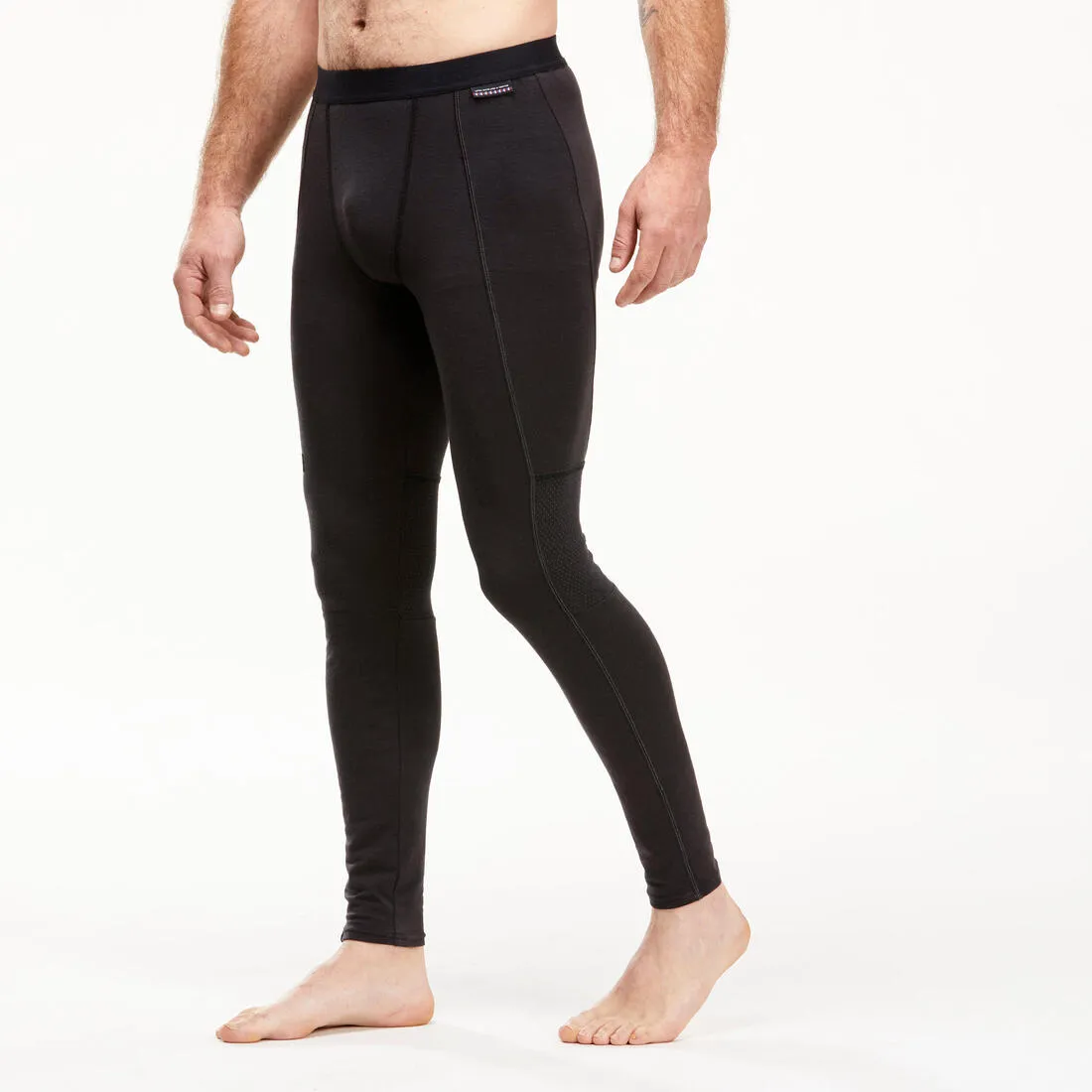 Men's Mountain Trekking Merino Wool Base Layer Tights / Leggings - MT500