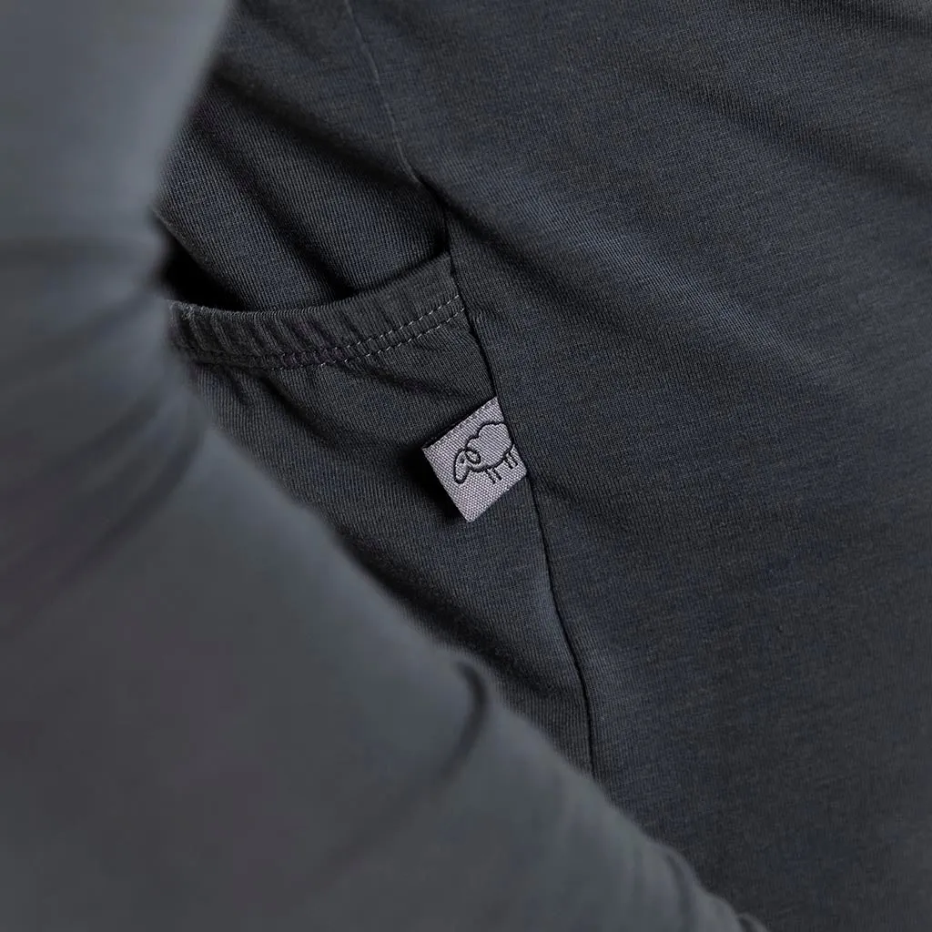 Men's Pecora Long Sleeve Merino Jersey (Charcoal)