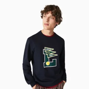 Men's Pennants L Badge Cotton Fleece Crew Neck Sweatshirt