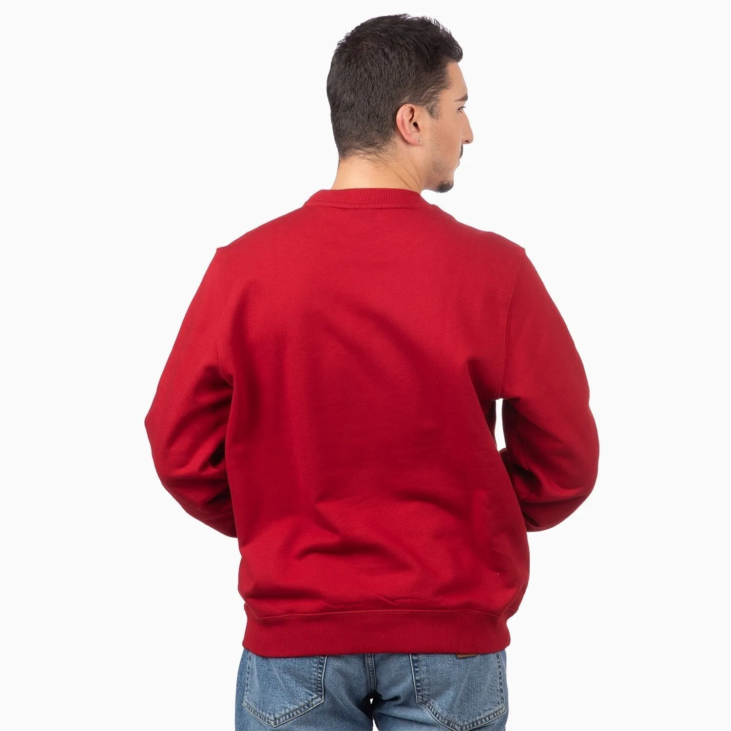Men's Pennants L Badge Cotton Fleece Crew Neck Sweatshirt