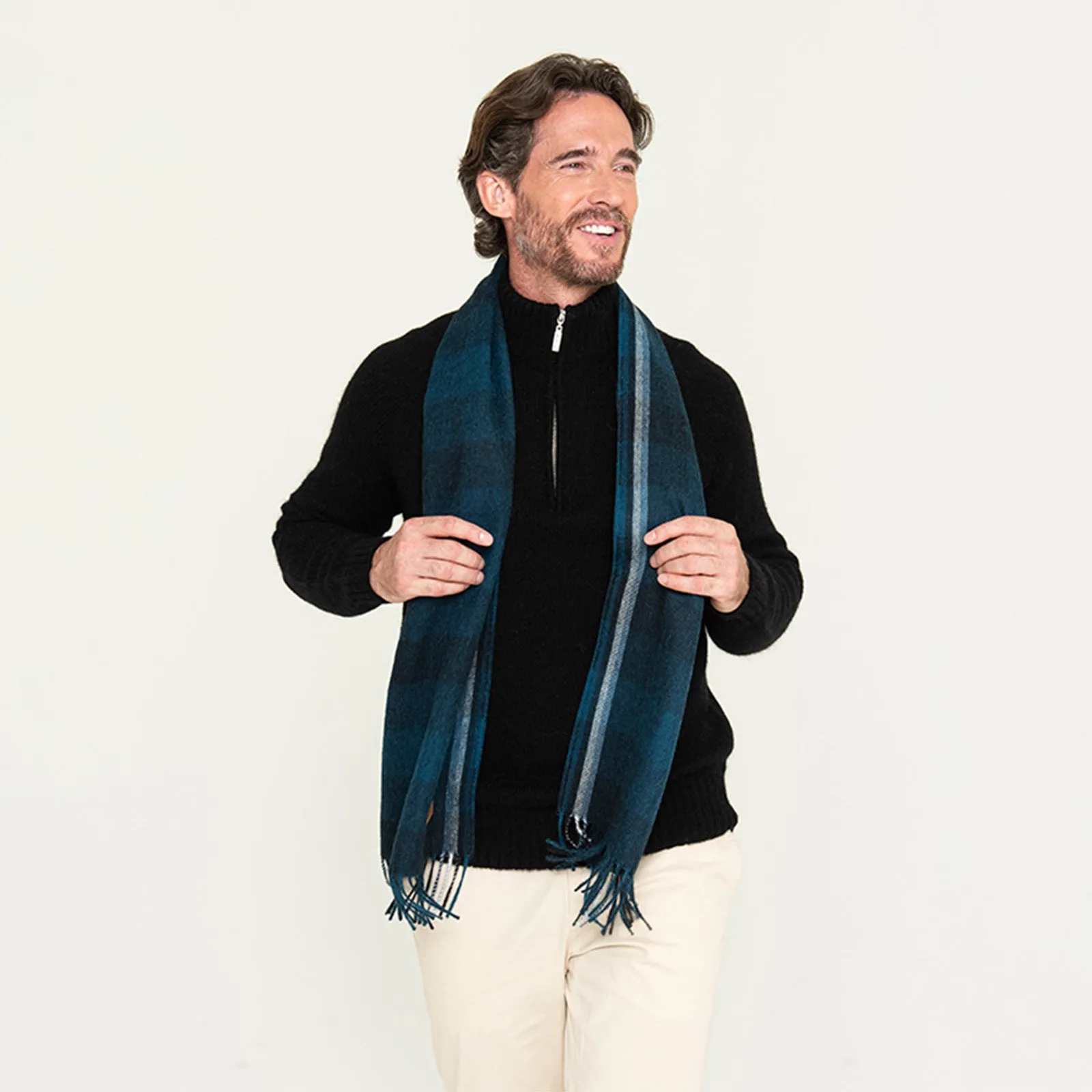 Men's Plaid Scarf