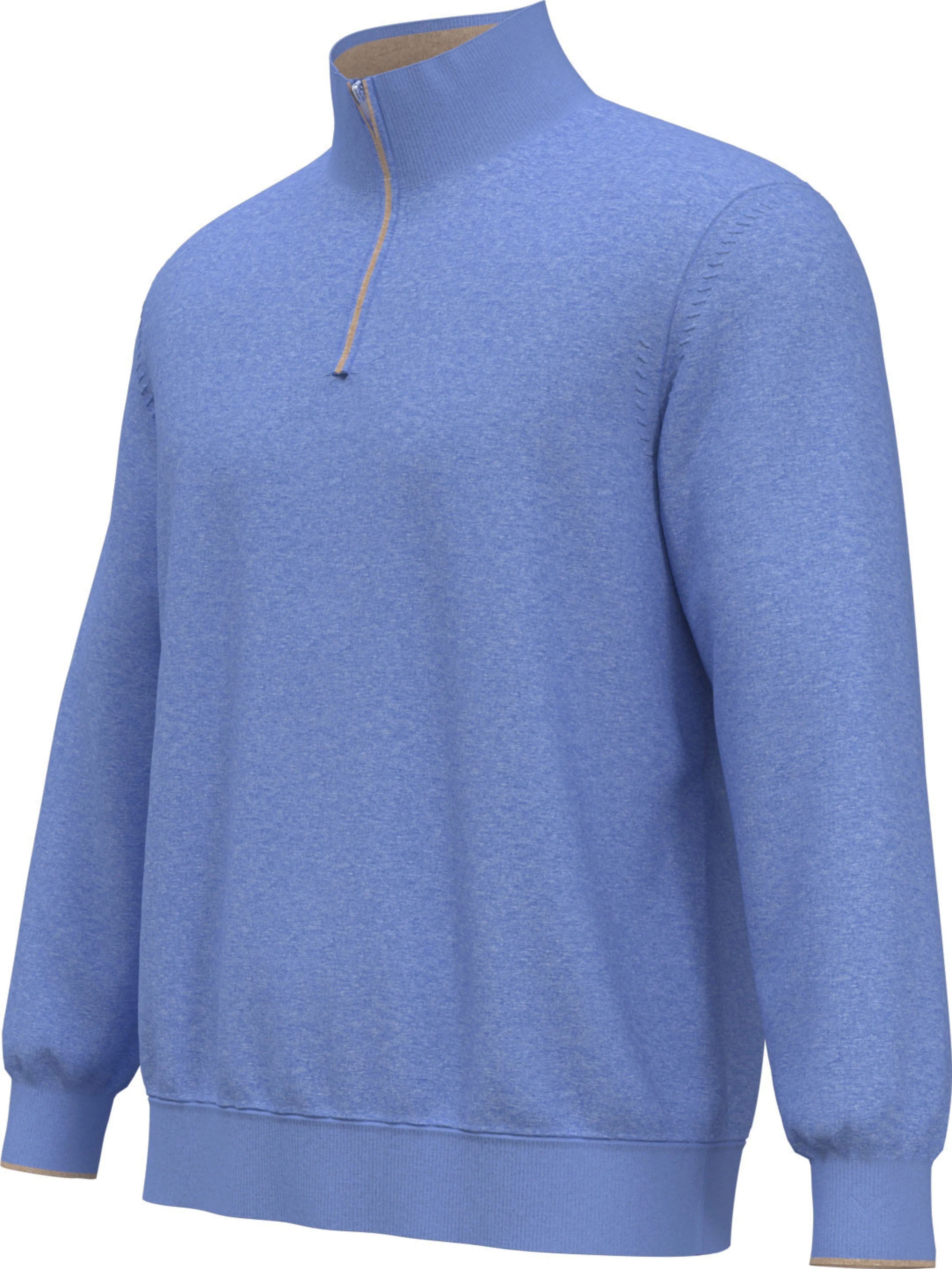 Mens Premium Cashmere 1/4-Zip Golf Sweater