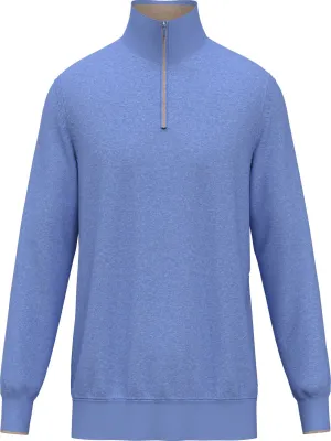 Mens Premium Cashmere 1/4-Zip Golf Sweater