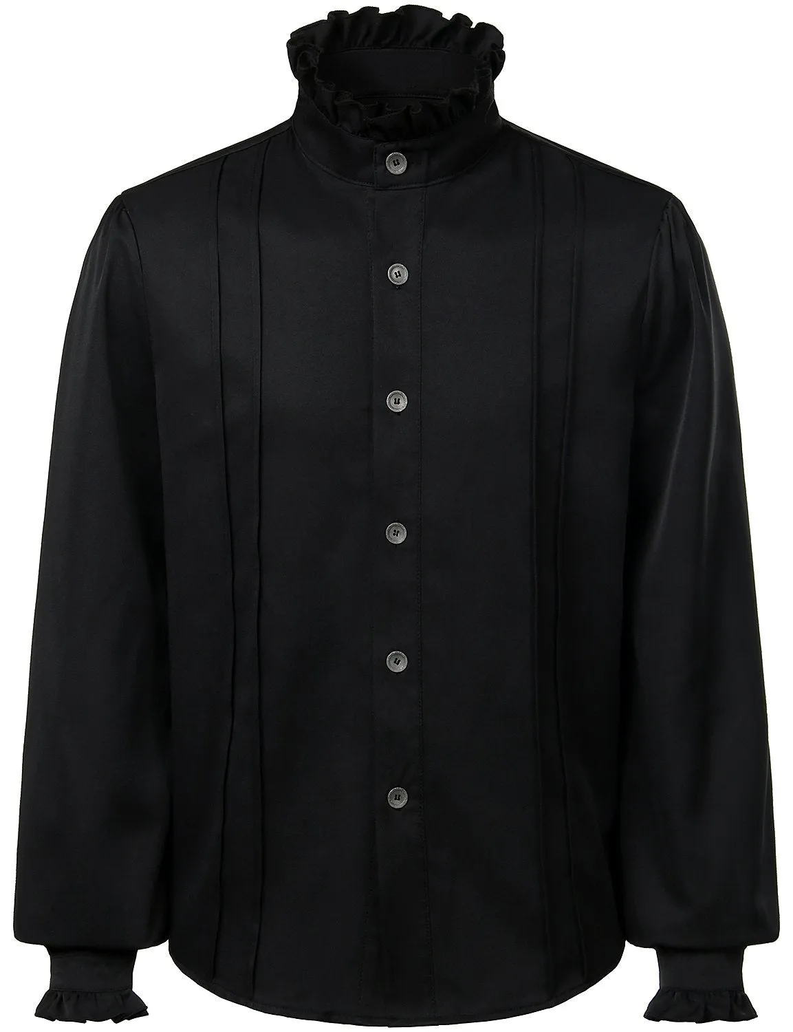 Mens Ruffle Pirate Shirts Medieval Renaissance Cosplay Costume Steampunk Victorian Tops