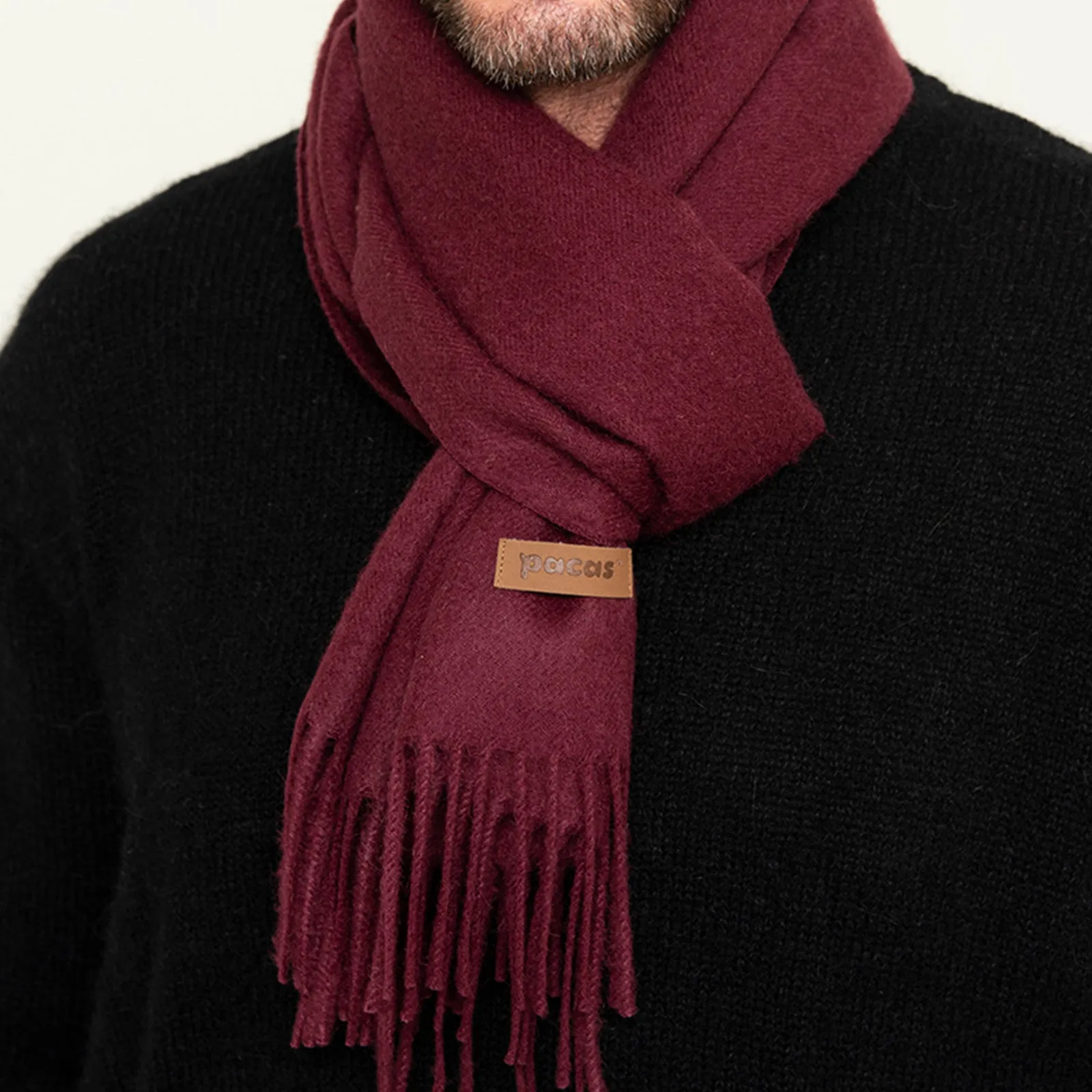 Men's Solid Scarf